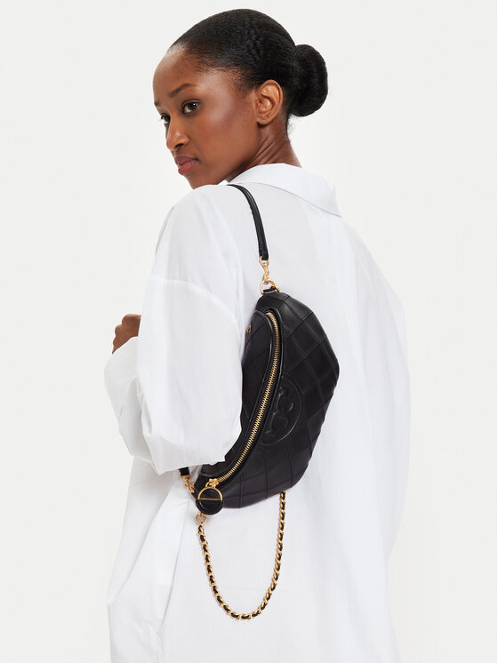 Tory Burch Tory Burch torba za okoli pasu 160132 Črna