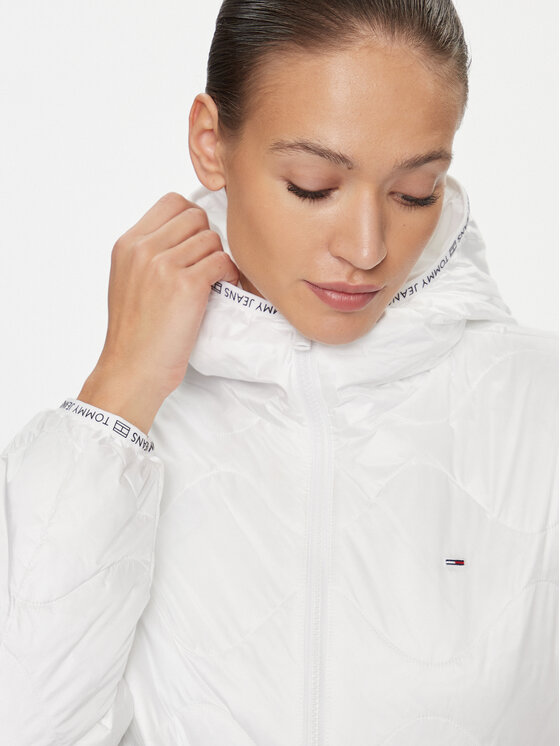 Tommy Jeans Tommy Jeans Μπουφάν μεταβατικό DW0DW17242 Λευκό Regular Fit