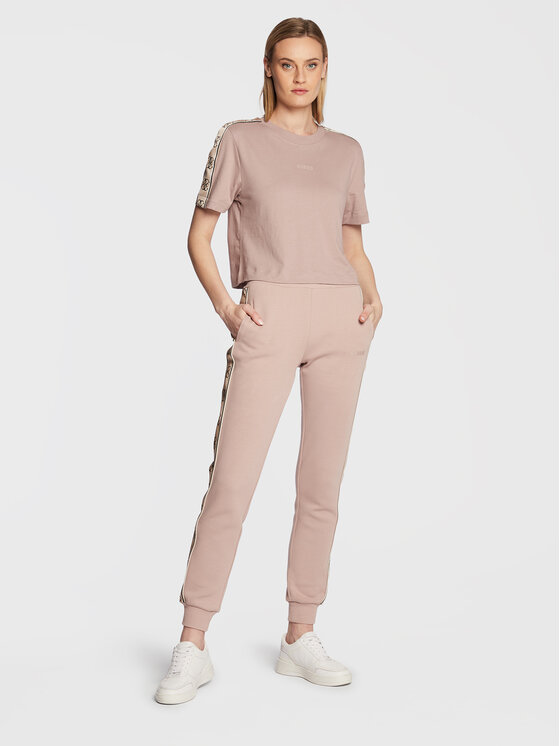 Guess Guess Тишърт V3RI08 I3Z14 Розов Relaxed Fit