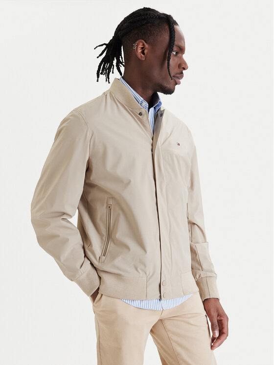 Tommy Hilfiger Kurtka bomber MW0MW36665 Beżowy Regular Fit