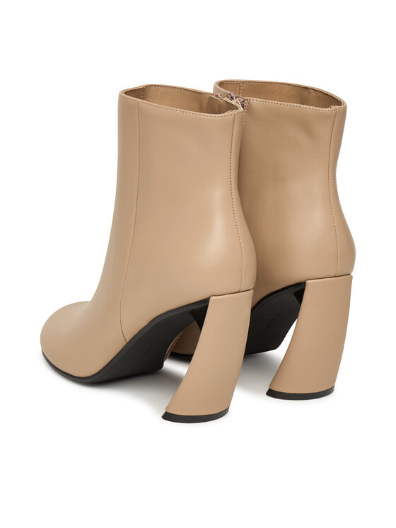United Nude United Nude Polokozačky Zuma Bootie Hi 1095293216 Béžová