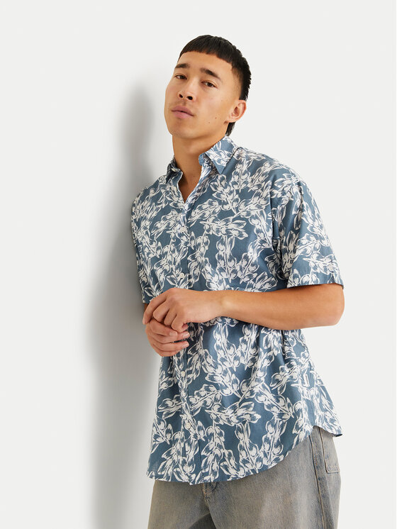 Jack&Jones Jack&Jones Cămașă Joshua 12271089 Albastru Wide Fit