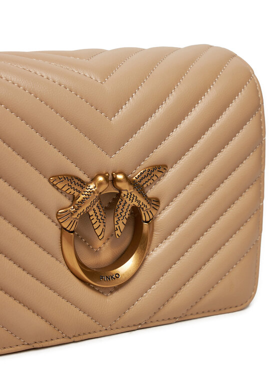 PINKO Pinko Сумка Love Click Mini AI 24-25 PLTT 100067 A0GK Бежевий