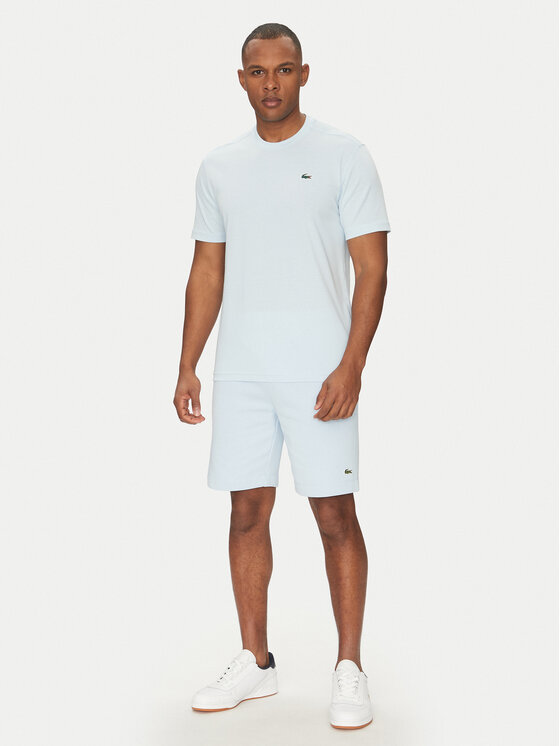 Lacoste Lacoste T-krekls TH7618 Gaiši zils Regular Fit