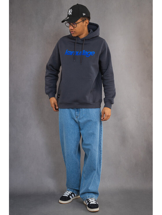 Kamuflage Kamuflage Bluza V12 Szary Oversize