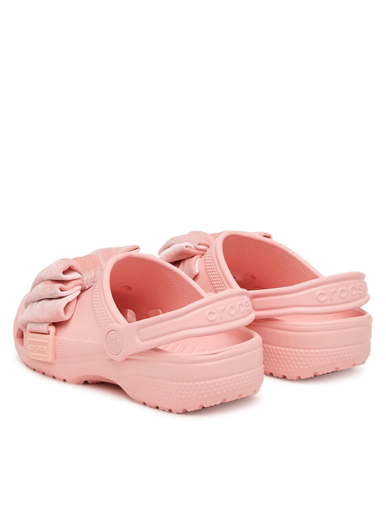 Crocs Crocs Natikači Classic Bow Clog 211886 Roza