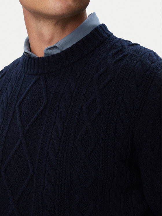 BOSS BOSS Светр 50571421 Cиній Regular Fit
