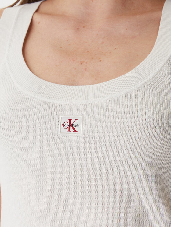 Calvin Klein Jeans Calvin Klein Jeans Top LV047F355G Bež Slim Fit