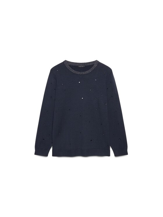 Fiorella Rubino Fiorella Rubino Maglione M444L008711N034 Blu Regular Fit