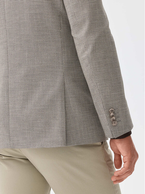 Evenemen Evenemen Marynarka Coco 0708 Szary Slim Fit