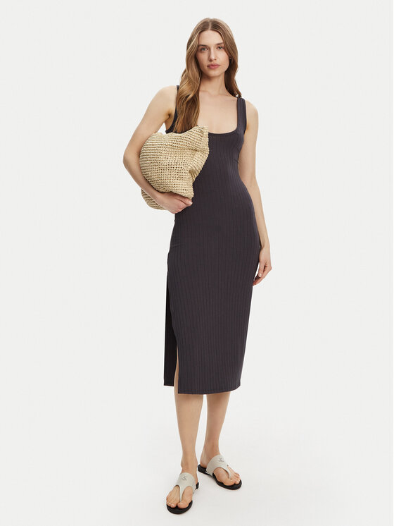 Billabong Billabong Úpletové šaty EBJKD00114 Šedá Regular Fit