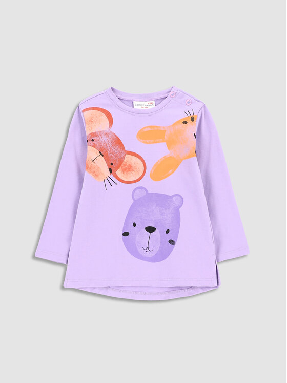 Coccodrillo Coccodrillo Bluse WC3143101RPN Violett Regular Fit