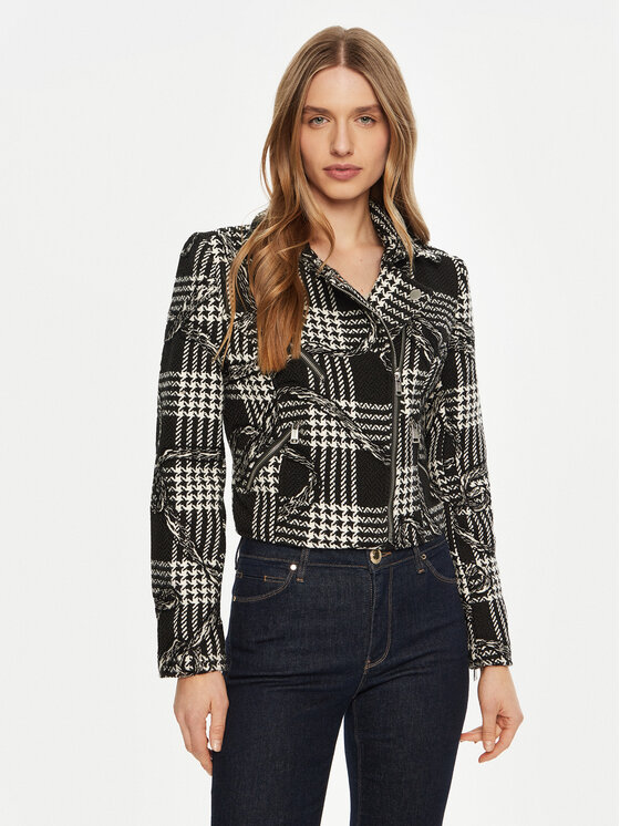 Guess Guess Átmeneti kabát W5RL29 WGWG0 Fekete Regular Fit