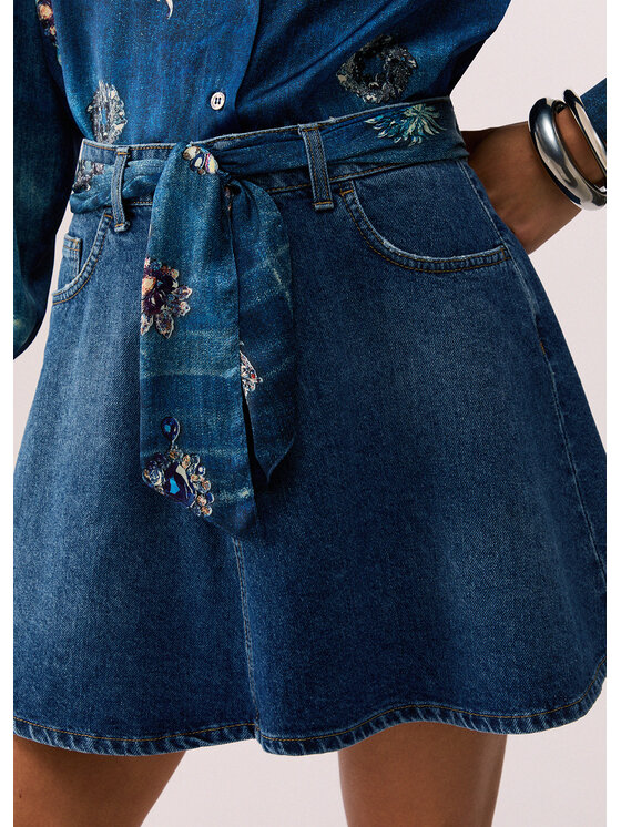 Liu Jo Liu Jo Minigonna UA6252D024478892 Azzurro chiaro Regular Fit