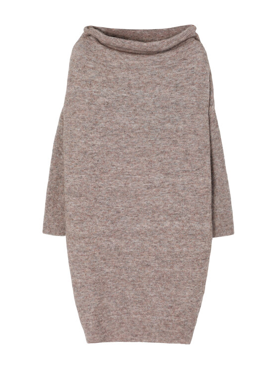 TATUUM TATUUM Sukienka dzianinowa AWATI Beżowy Oversize