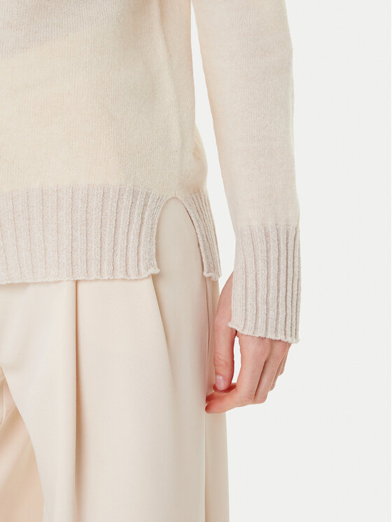 TWINSET TWINSET Rollkragenpullover 252TP3582 Beige Loose Fit