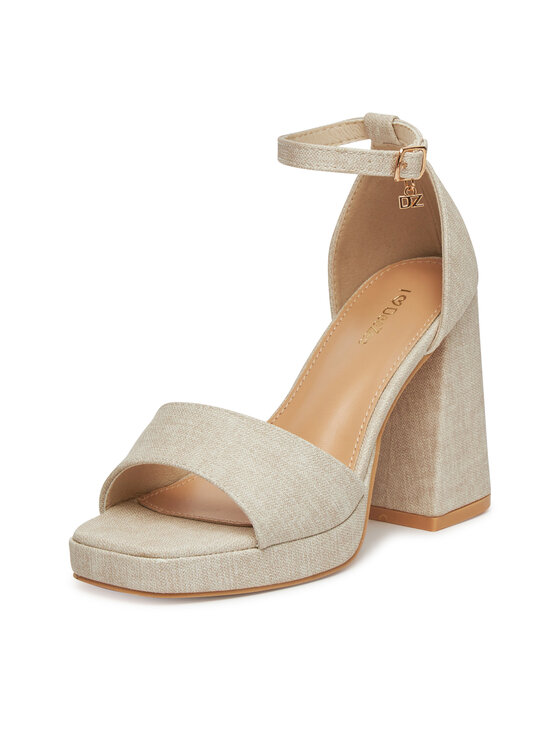 DeeZee DeeZee Sandały FBI-0704 Beżowy