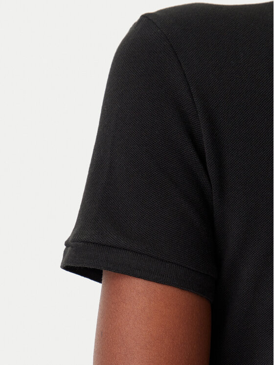 Lacoste Lacoste Každodenné šaty EF5473 Čierna Slim Fit