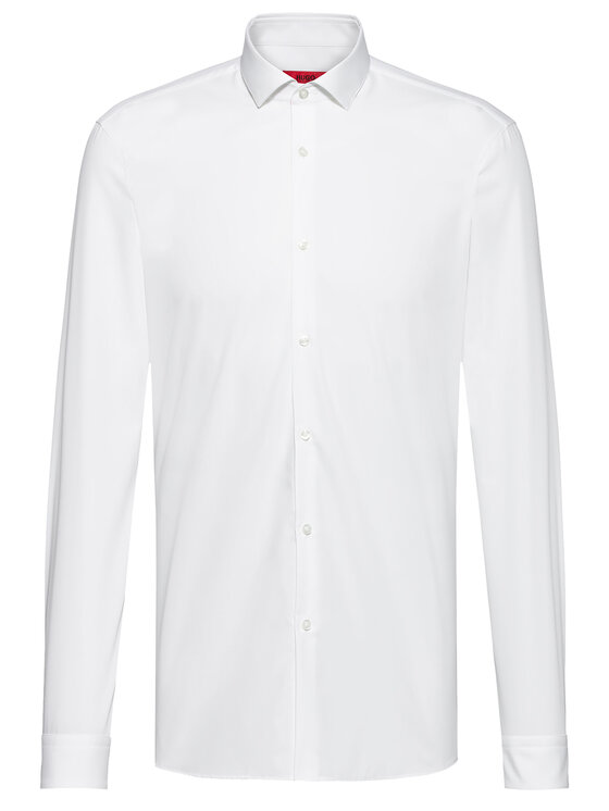 HUGO Hugo Koszula Erondo 50389769 Biały Extra Slim Fit