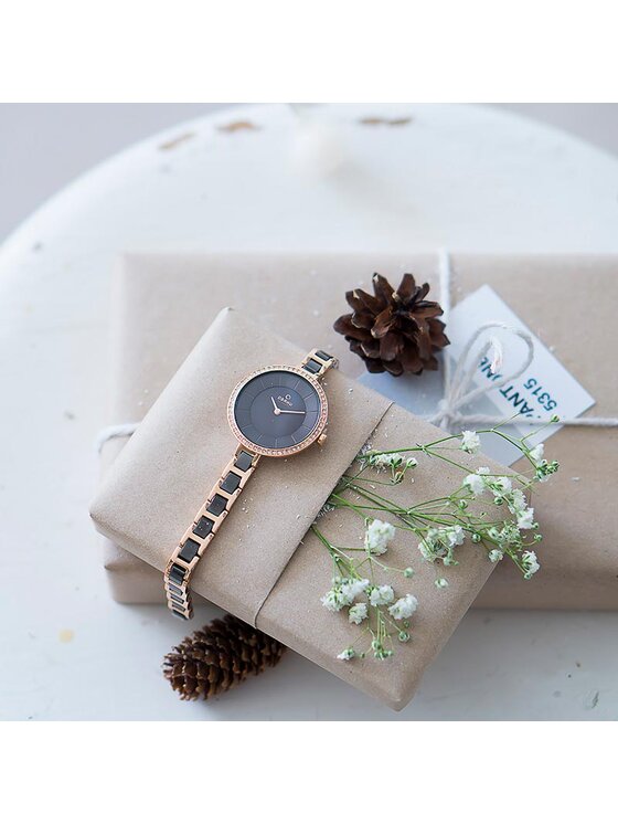 Obaku Obaku Zegarek V183LXVNSV Różowe złoto