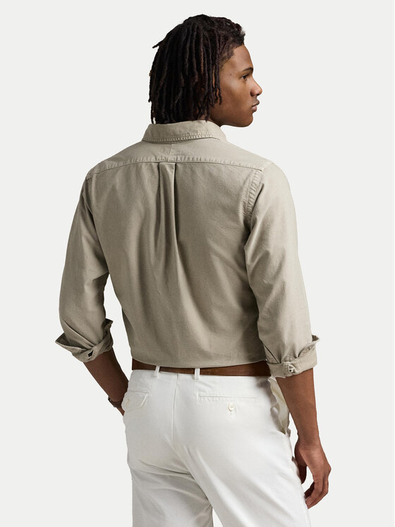 Polo Ralph Lauren Polo Ralph Lauren Koszula 710968913001 Beżowy Custom Fit