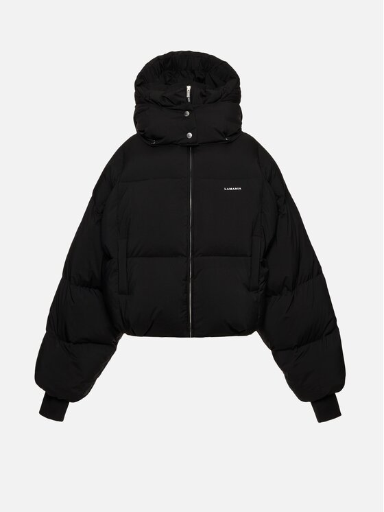 La Mania La Mania Kurtka puchowa NICO Czarny Basic Fit
