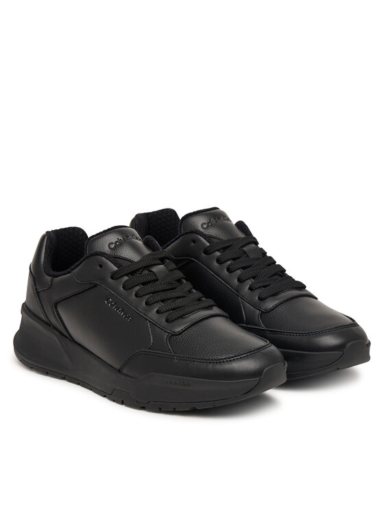 Calvin Klein Calvin Klein Sportcipők City Runner Laceup Lth Mix HM0HM02309 Fekete