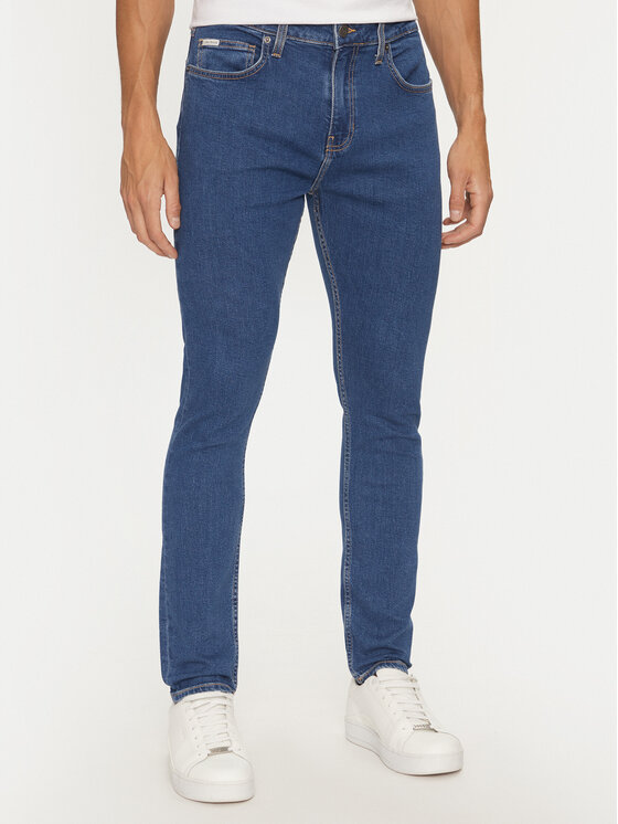 Guess Blugi M4YA0F D5DM2 Bleumarin Skinny Fit