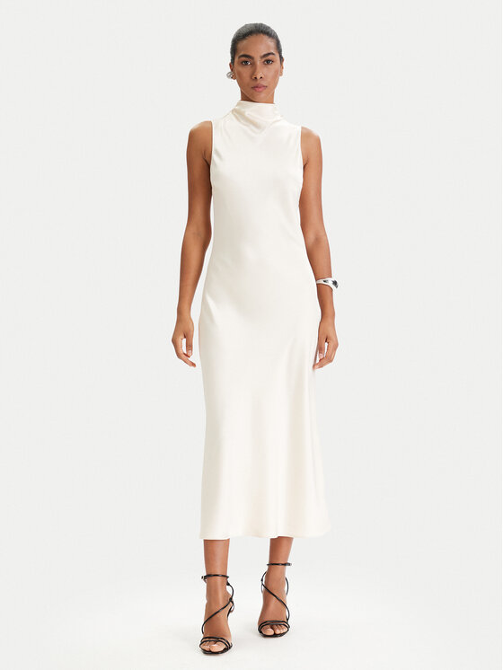 Patrizia Pepe Patrizia Pepe Коктейльна сукня 8A1627/A269-W409 Écru Regular Fit
