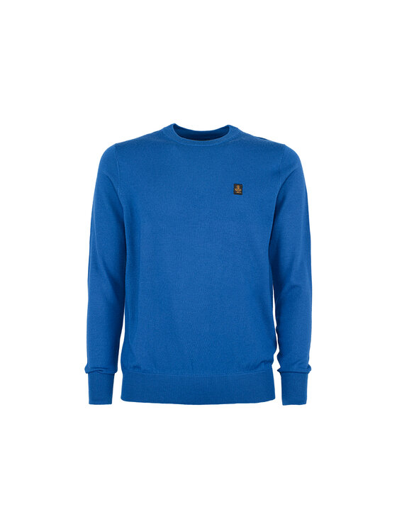 RefrigiWear RefrigiWear Sweter M26908-F14055 Niebieski Regular Fit