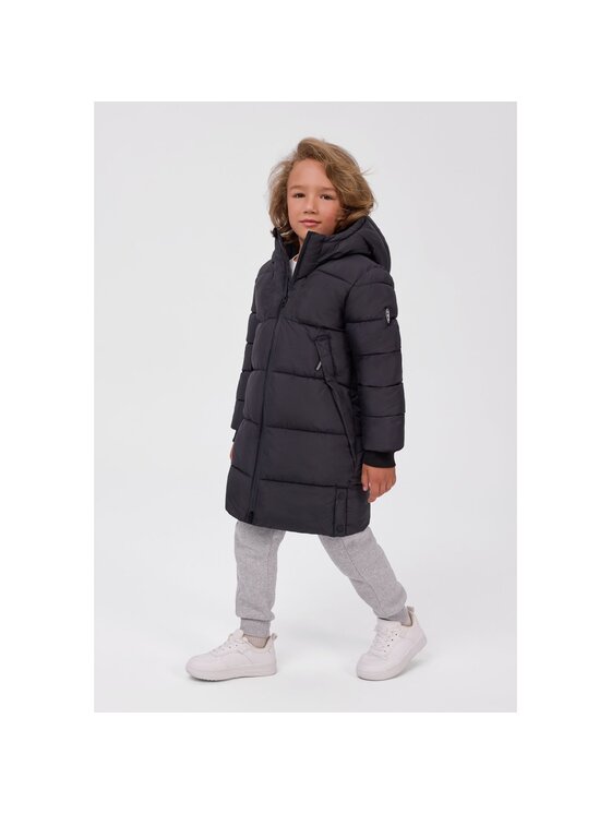 minoti minoti Kurtka zimowa 33COAT510C Szary ciemny Longline Fit