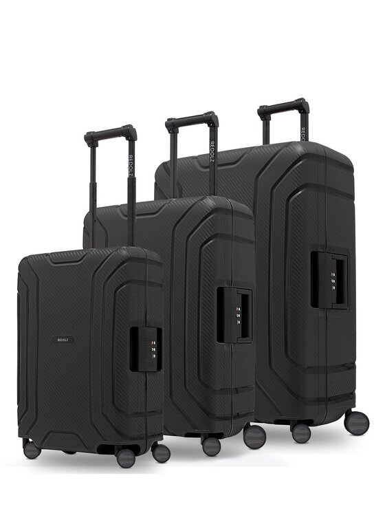 Redolz Redolz Komplet walizek 296282 Czarny
