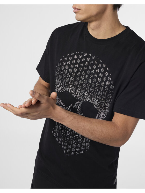 PHILIPP PLEIN PHILIPP PLEIN T-Shirt 29725 Czarny Regular Fit