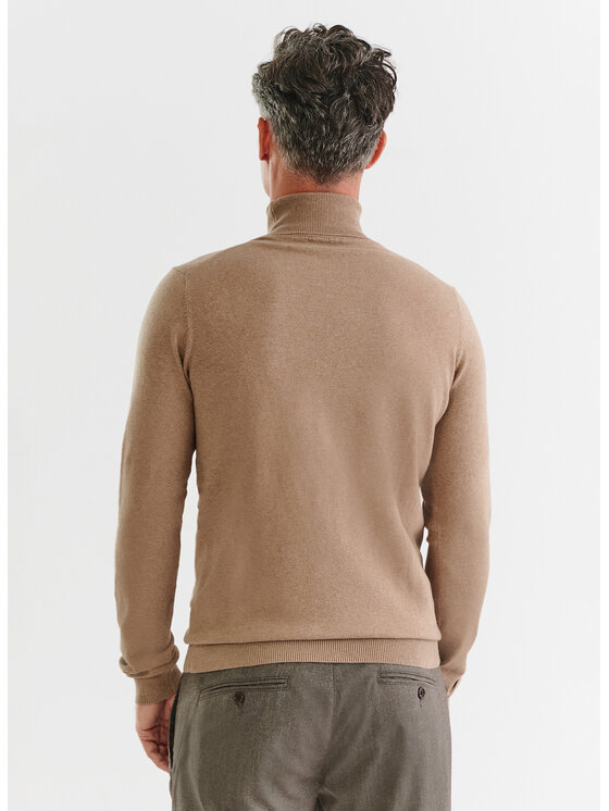 Pako Lorente Pako Lorente Golf P23WF-2X-002 Beżowy Regular Fit