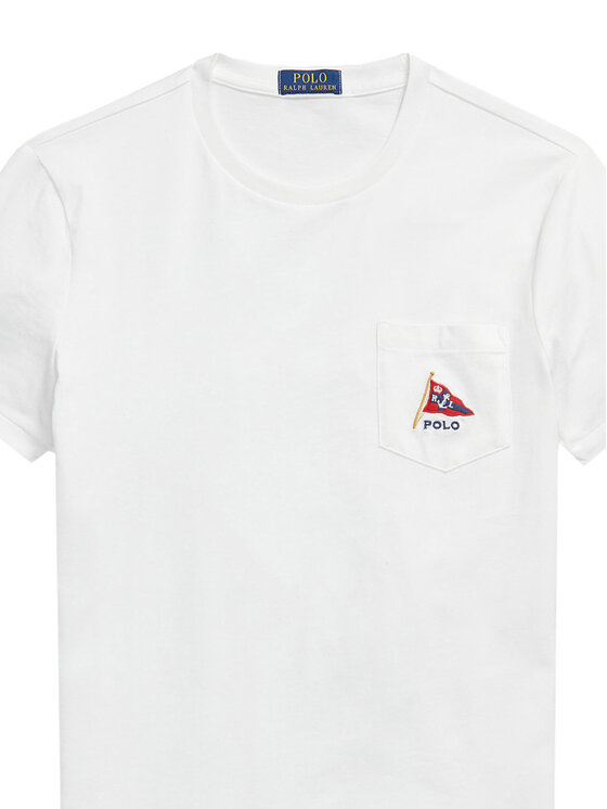 Polo Ralph Lauren Polo Ralph Lauren T-krekls 710B21952001 Balts Regular Fit