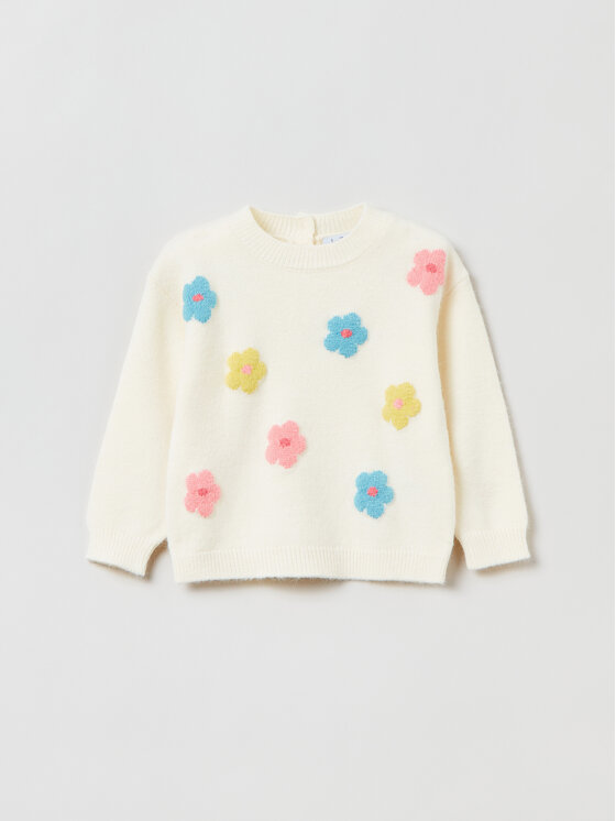 OVS OVS Pullover 1844202 Écru Regular Fit