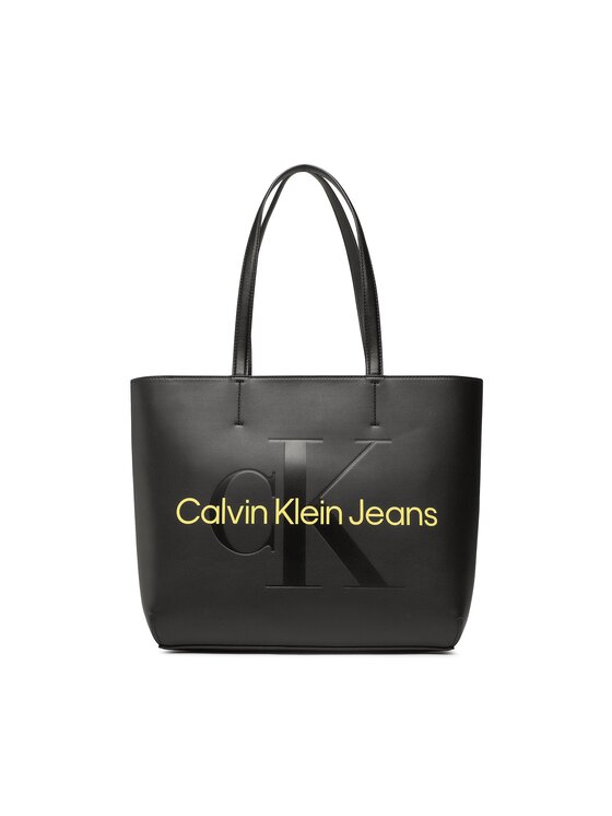 Calvin Klein Jeans Geantă Sculpted Shopper 29 Mono K60K610276 Negru Calvin imagine noua