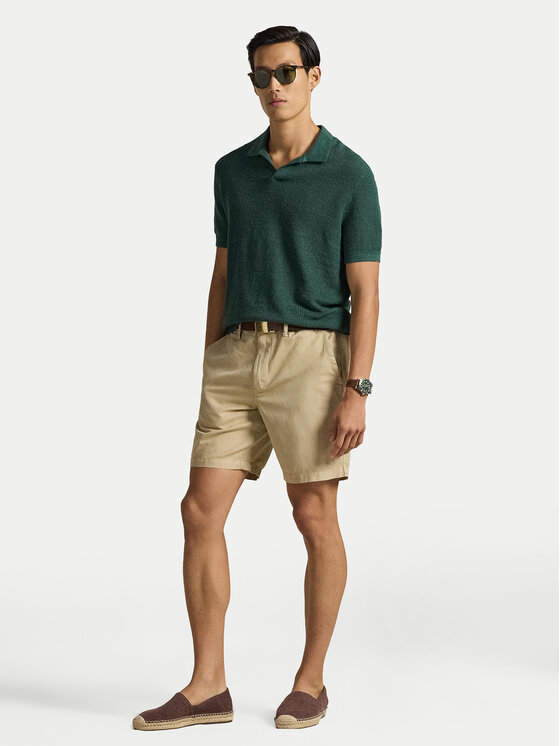 Polo Ralph Lauren Polo Ralph Lauren Pantalon scurți din material 710741375024 Bej Regular Fit