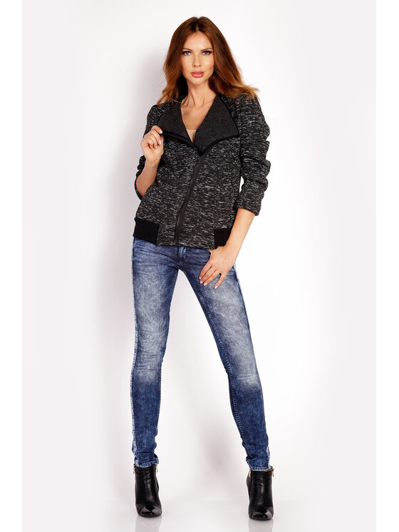 Awama Awama Dámská bunda L007 Černá Basic Fit