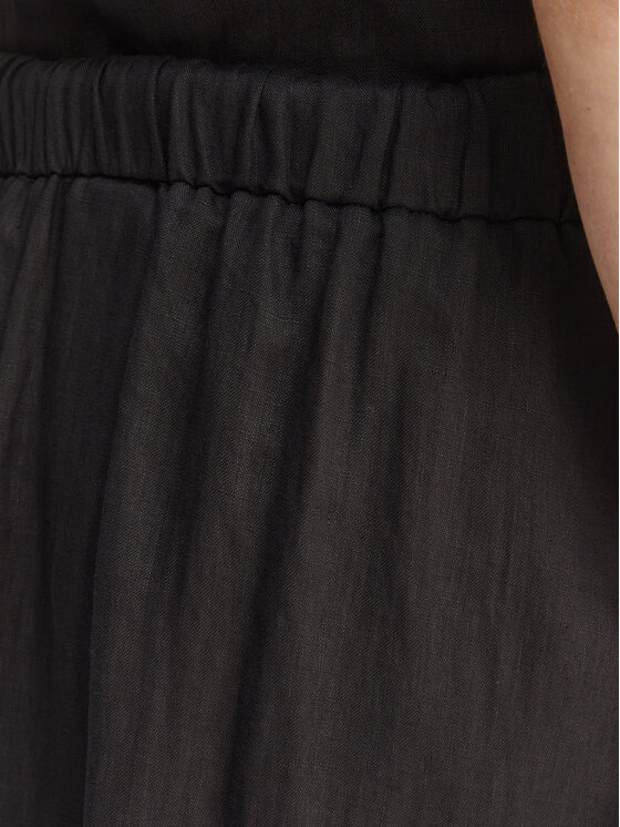 Marella Marella Trapecijos formos sijonas Emme by Marella Biada 2615101082 Juoda Regular Fit