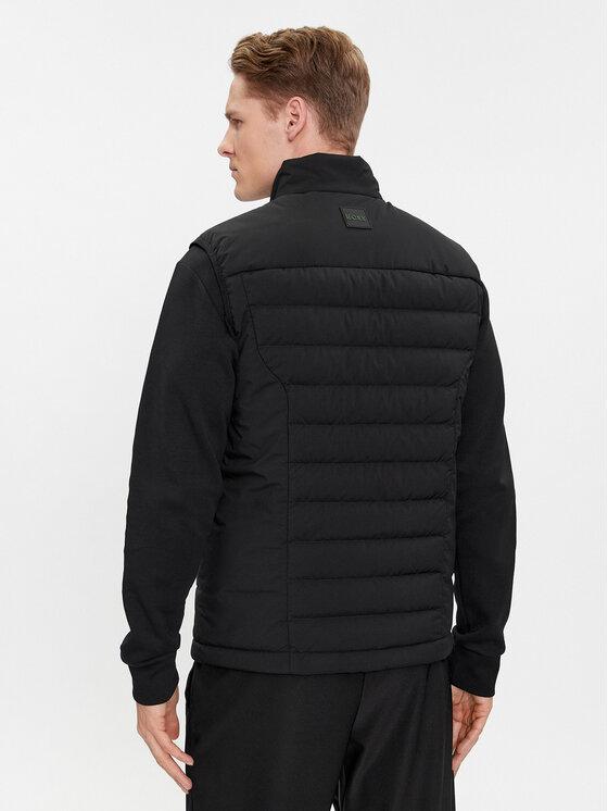 BOSS Boss Kamizelka V_Titanium 50504776 Czarny Regular Fit