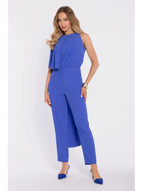 Made of Emotion Made of Emotion Jumpsuit M907 Blu Regular Fit