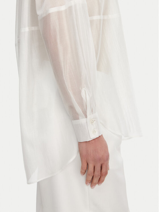 ACCESS FASHION ACCESS FASHION Cămașă 53-7068-104 Alb Loose Fit