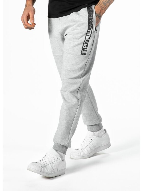 PITBULL PITBULL Spodnie dresowe Spodnie Szary Regular Fit