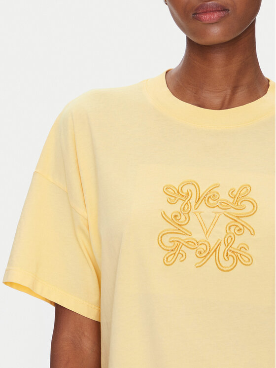 ViCOLO ViCOLO T-särk RD0119 Kollane Regular Fit