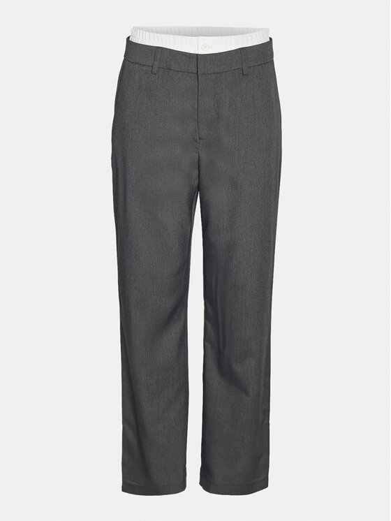 Noisy May Noisy May Szövet nadrág Dawn 27031464 Szürke Loose Fit