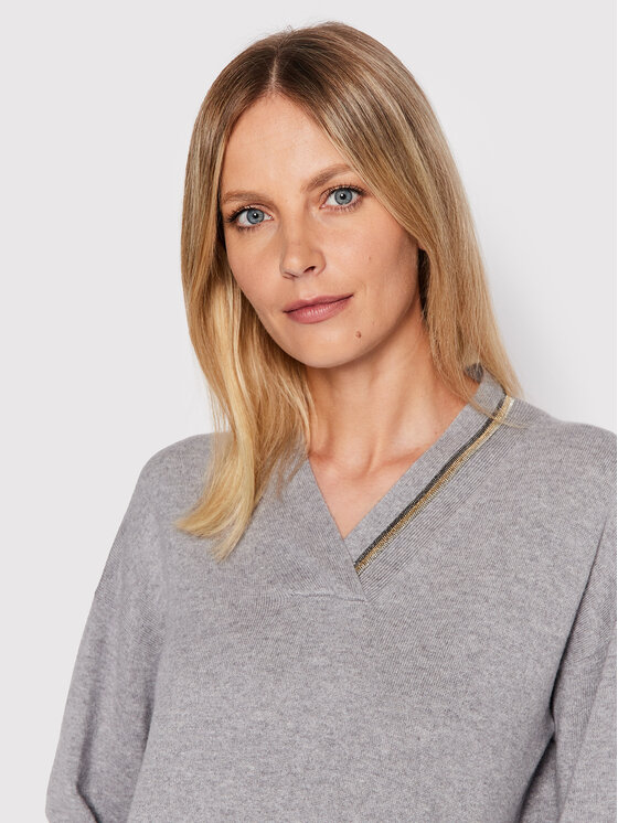 Peserico Peserico Pullover S99712F12K Grau Regular Fit