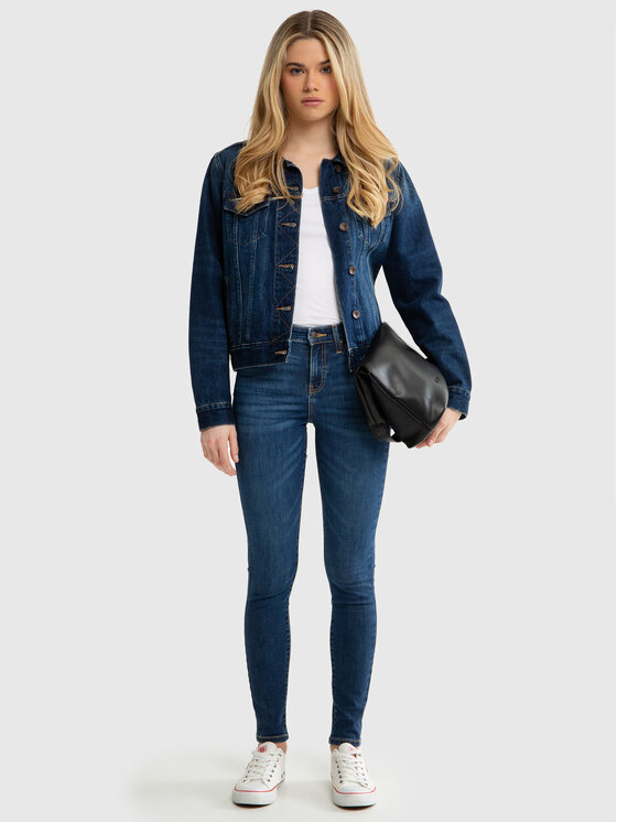 BIG STAR BIG STAR Jeansy LORENA HIGH WAIST Niebieski Skinny Fit