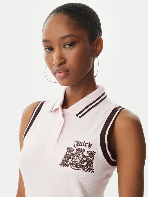 Juicy Couture Juicy Couture Лятна рокля Juicy Peplum JCGED126016 Розов Regular Fit