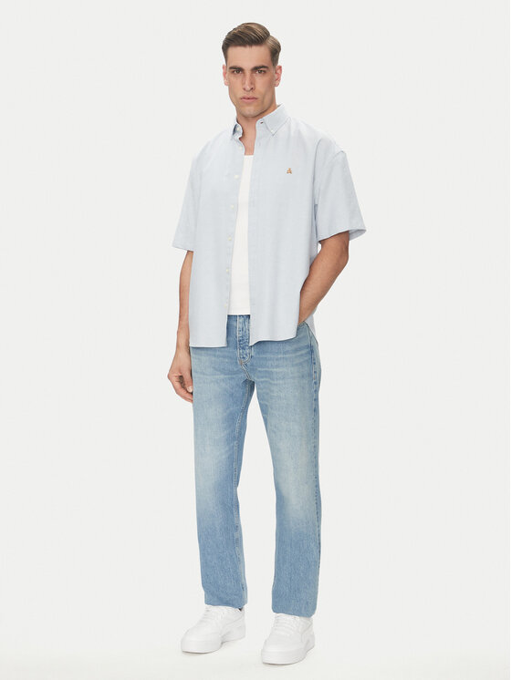 Gap Gap Koszula 442652-00 Błękitny Easy Fit